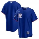 Texas Rangers Blank Royal Blue City Connect Stitched Baseball Jersey