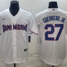 Men's Dominican Republic Player #27 Vladimir Guerrero Jr. White World Player Jersey