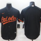 Any Size Baltimore Orioles blank cool Baseball Jersey Black
