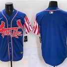 Men's St. Louis Cardinals Blank Royal Independence Day Vapor Premier Jersey