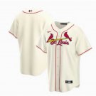 St. Louis Cardinals Blank No Name Cool Baseball Jersey Cream