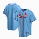 St. Louis Cardinals Blank No Name Cool Baseball Jersey Light Blue