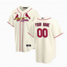 Any Size St. Louis Cardinals Custom Baseball Jersey Cream