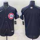 Men's Chicago Cubs Blank Black Limited Stitched Baseball Jersey