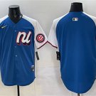 Men's National League Chicago Cubs Blank Blue Alternate 2025 All-Star Jersey