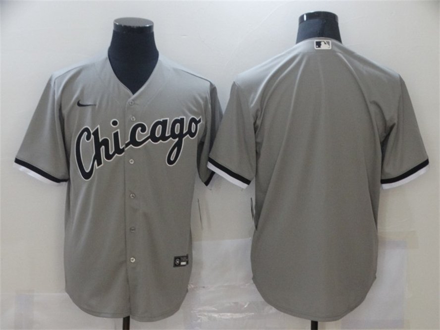 Any Size Chicago Cubs blank cool Baseball Jersey grey new