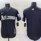Men's Arizona Diamondbacks Blank Black 'Gothic Desert Fang Edition' Jersey