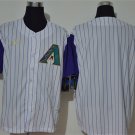 Men's Arizona Diamondbacks Blank White Cooperstown Collection Jersey