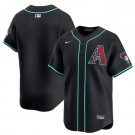 Men's Arizona Diamondbacks Blank Black Cool Base Limited Stitched Jersey
