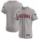 Arizona Diamondbacks Blank Gray Cool Base Limited Stitched Jersey