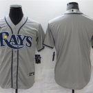 Any Size Tampa Bay Rays blank cool Baseball Jersey GREY