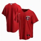 Minnesota Twins Blank Red Cool Baseball Stitched Jersey