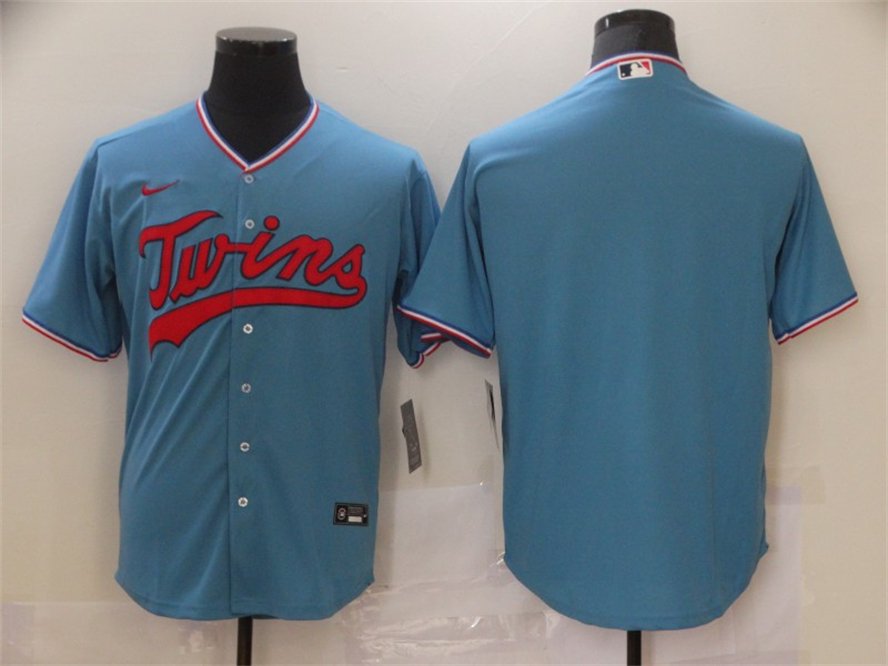 Minnesota Twins Blank Blue Cool Baseball Stitched Jersey