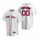 Any Size Red Sox Nike Custom Baseball Jersey White