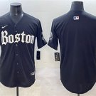 Men's Boston Red Sox Blank Black Gothic Vapor Limited Stitched Baseball Jersey