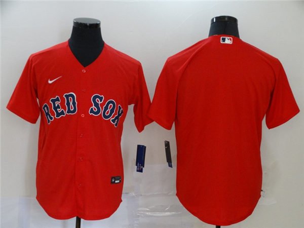 Boston Red Sox Blank Red Limited Stitched Baseball Jersey