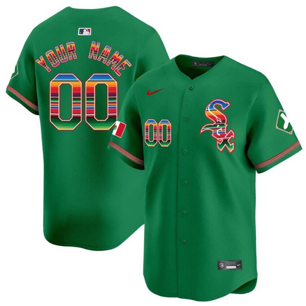 Chicago White Sox Customized Green Mexico Vapor Premier Limited Stitched Jersey