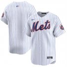 New York Mets Blank White Home Limited Stitched Baseball Jersey
