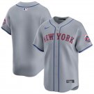 New York Mets Blank Gray Limited Stitched Baseball Jersey
