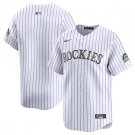 Colorado Rockies Blank White Home Limited Stitched Baseball Jersey