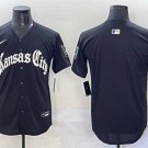Men's Kansas City Royals Blank Black 'Gothic Crown Edition' Vapor Premier Limited Stitched Jersey