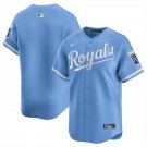 Kansas City Royals Blank Light Blue Alternate Limited Stitched Baseball Jersey