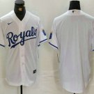 Kansas City Royals Blank White Limited Stitched Baseball Jersey
