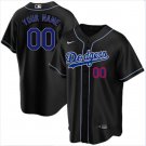 Los Angeles Dodgers Custom Baseball Team Jersey Black