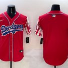 Men's Los Angeles Dodgers Blank Red Limited Stitched Baseball Jersey