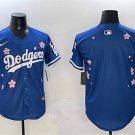 Men's Los Angeles Dodgers Blank Royal 2025 Tokyo Series Limited Stitched Jersey