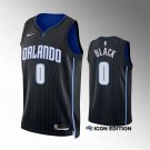 Orlando Magic #0 Anthony Black Black Icon Edition Player Jersey