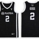 Men's #2 Gigi Bryant 'Mambacita' Black Stitched Basketball Jersey