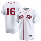 Boston Red Sox #16 Jarren Duran No Name White Home Stitched Baseball Jersey