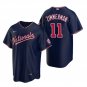 WAS #11 Ryan Zimmerman Cool Base Jersey Navy Blue