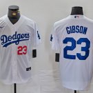 LAD #23 Kirk Gibson White Cool Base Stitched Player Jersey