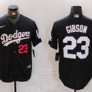 LAD #23 Kirk Gibson Black Cool Base Stitched Player Jersey