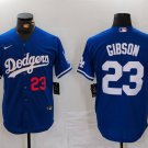 LAD #23 Kirk Gibson Blue Cool Base Stitched Player Jersey