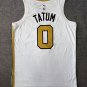 Boston Celtics #0 Jayson Tatum City Basketball White Gold Jersey