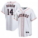 Houston Astros #14 Mauricio Dubón White Cool Base Stitched Baseball Jersey