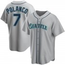 Seattle Mariners #7 Jorge Polanco Nike Away Gray Limited Player Jersey