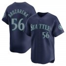 Seattle Mariners #56 Randy Arozarena Navy Road Limited Player Jersey