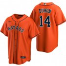 Houston Astros #14 Mauricio Dubón Orange Cool Base Stitched Baseball Jersey