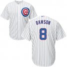 CHC #8 Andre Dawson White Cool Player Jersey