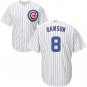 CHC #8 Andre Dawson White Cool Player Jersey