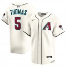 Men's Arizona Diamondbacks #5 Alek Thomas Cream Limited Jersey