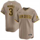 Mens Womens Youth SDP #3 Jackson Merrill Khaki Jersey