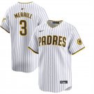 Mens SDP #3 Jackson Merrill Home White Limited Jersey