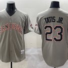 SDP #23 Fernando Tatis Jr. Gray Fashion Throwback With Patch Jersey