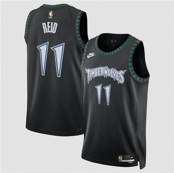 Men's Minnesota #11 Naz Reid Black 2025 Classic Edition Jersey
