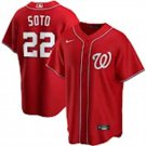 Washington Nationals #22 juan soto cool base Jersey red